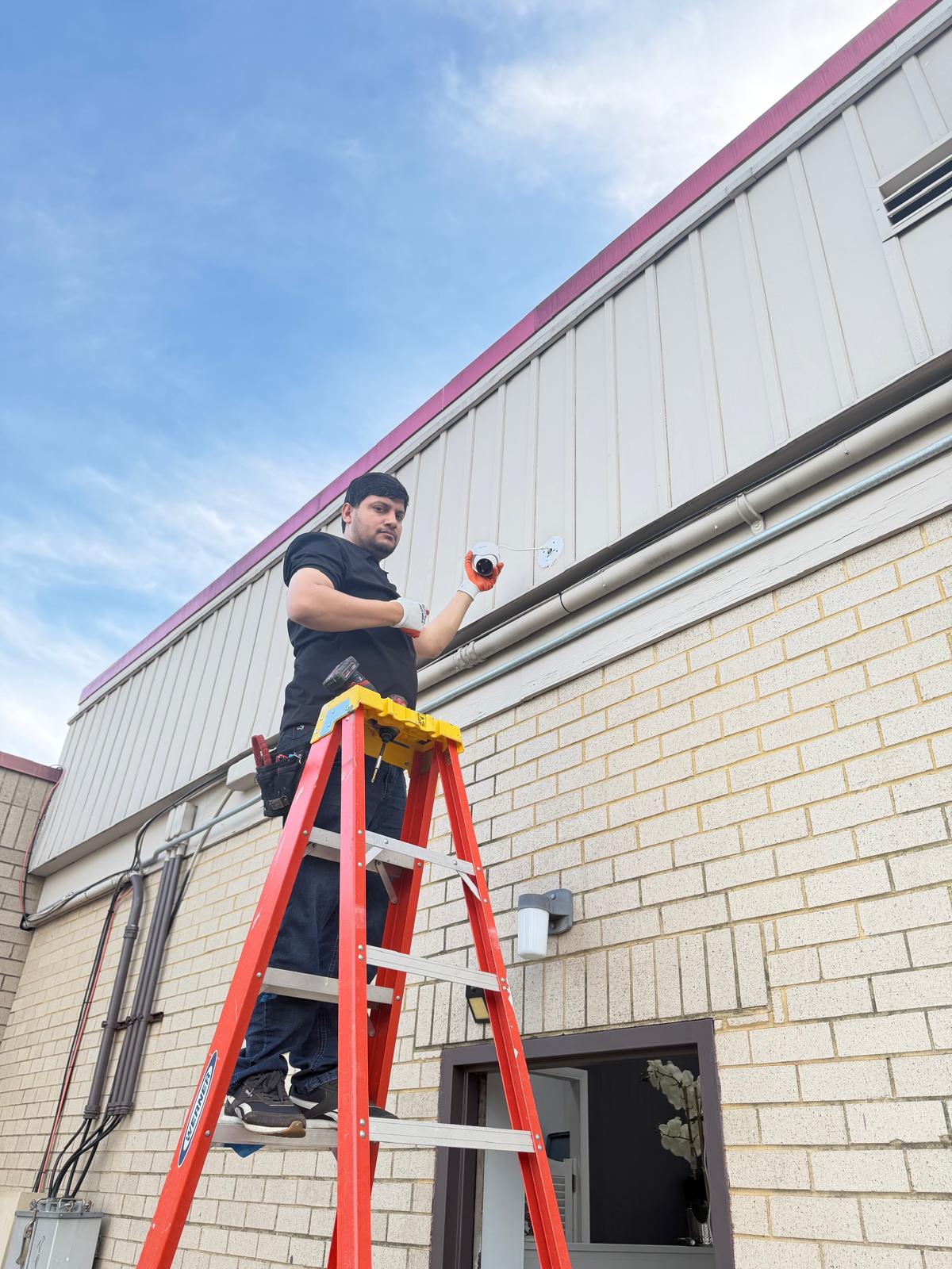 Outdoor camera install