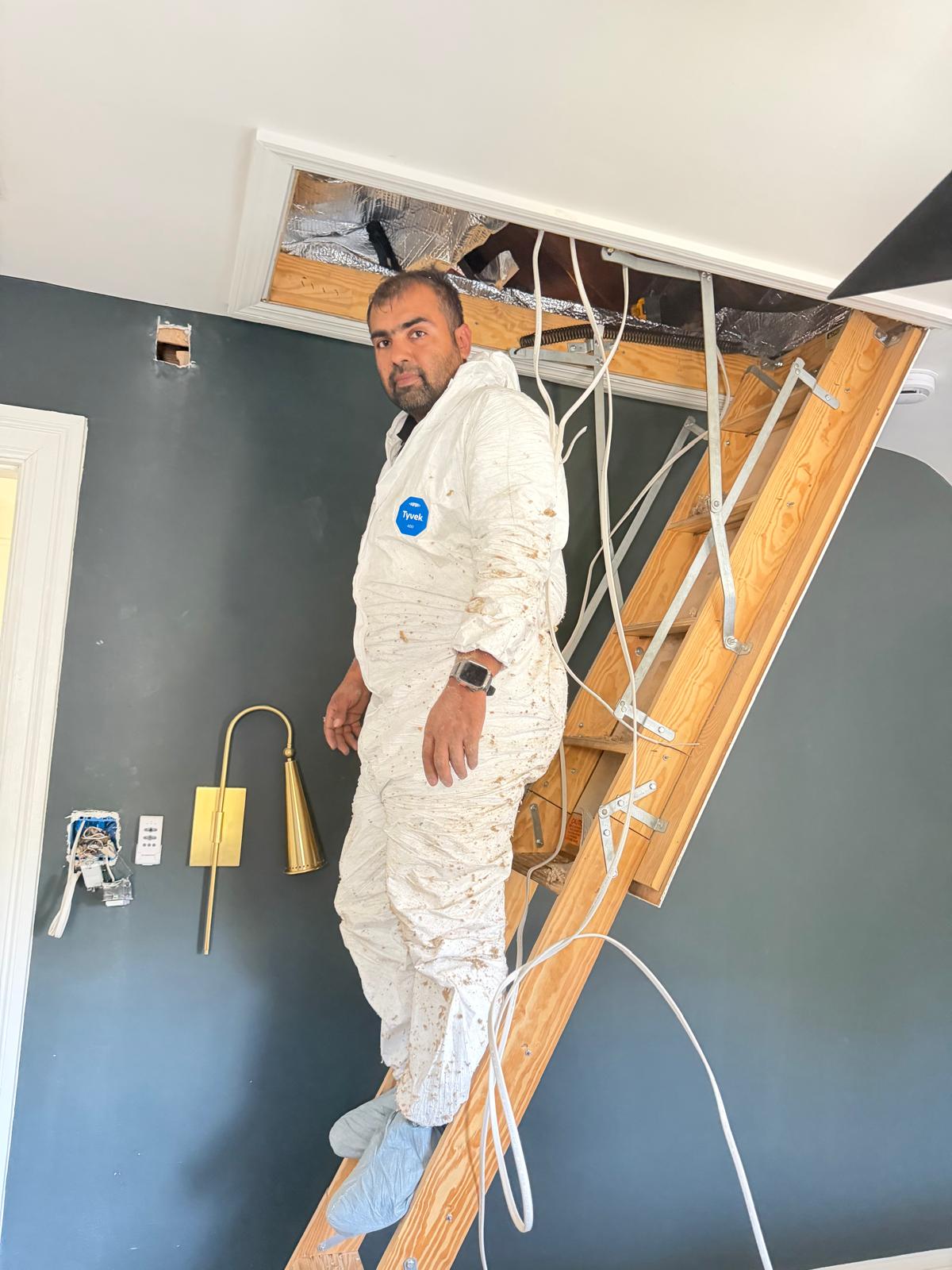 Indoor ceiling work